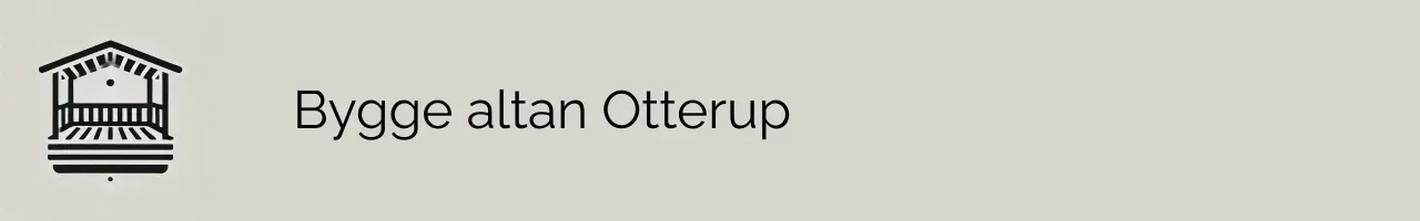 Bygge altan Otterup